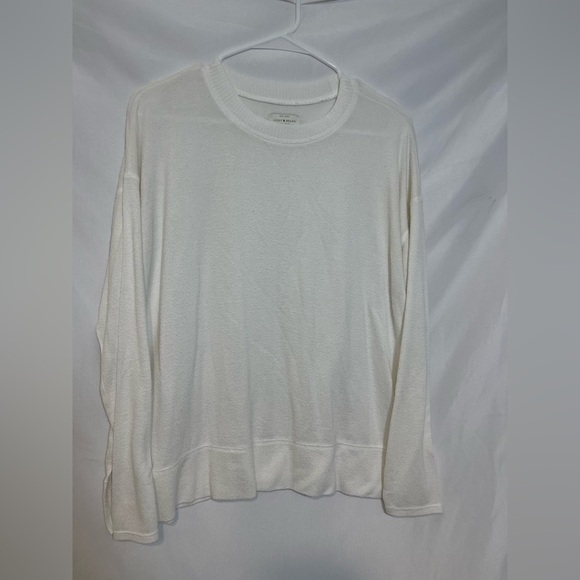 Lucky Brand Sweater Bundle 3 Medium Spring Lightweight Knit Navy White - Picture 8 of 12
